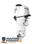 Honda 150hp White Outboard | Remote Mechanical, Electric Start, 25" Shaft, Counter Rotation | BF150DXCRA