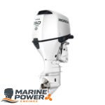 Honda 150hp White iST Outboard | Intelligent Shift and Throttle, Electric Start, 20" Shaft | BF150DLDA