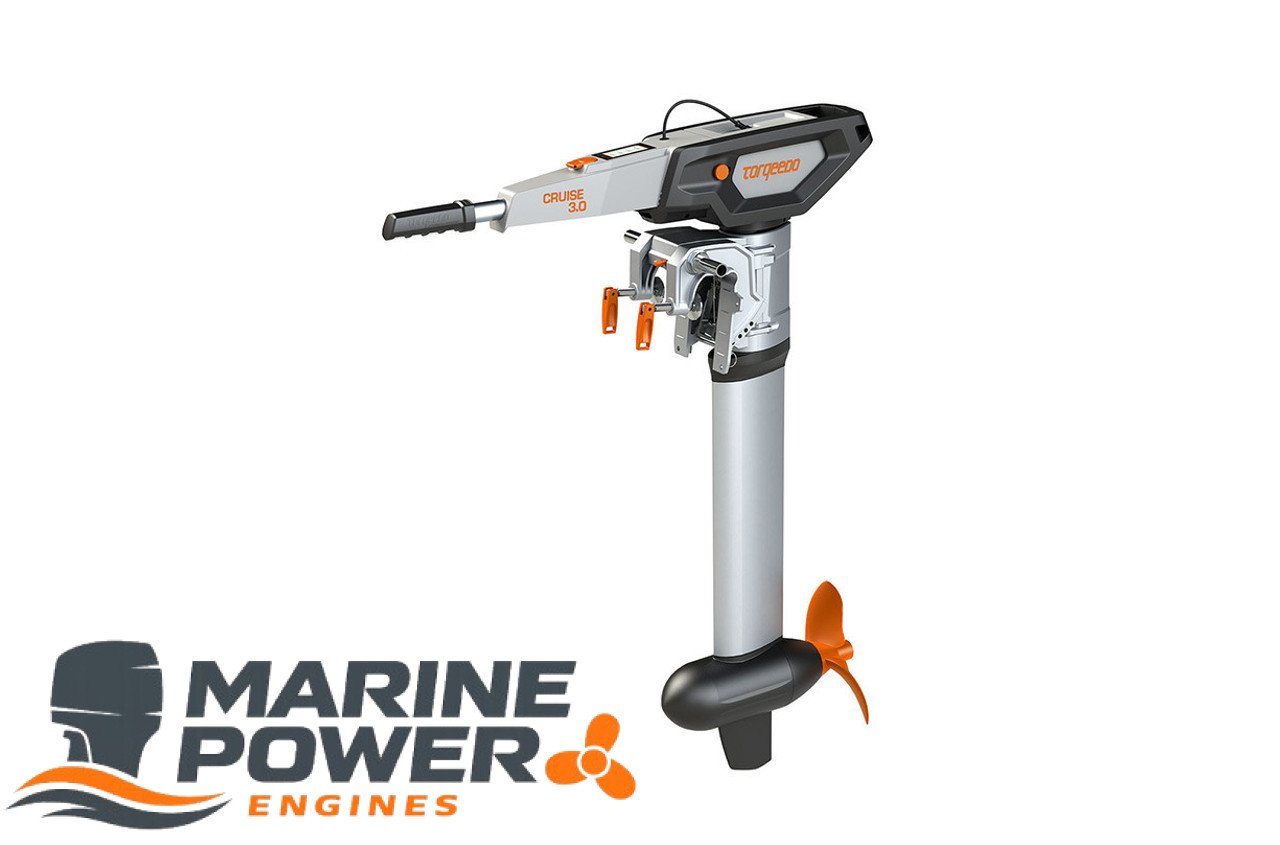 23789__47068.jpg Torqeedo Electric Outboard | Cruise 3.0 TS | 6hp Equivalent, Tiller, 25" Shaft - Image 1
