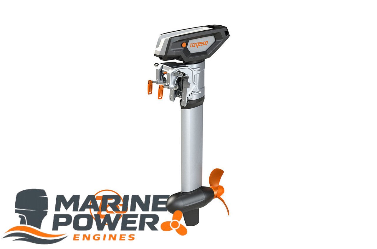 23791__43613.jpg Torqeedo Electric Outboard | Cruise 6.0 RS TorqLink | 9.9hp Equivalent, Remote Mechanical, 25" Shaft - Image 1
