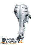 Honda 15hp Power Thrust Portable Outboard | Remote Mechanical, Electric and Manual Start, 25" Shaft | BFP15D3XRT