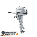 Honda 5hp Portable Outboard | Tiller, Manual Start, 20" Shaft | BF5DHLHNA