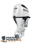 Honda 250hp White Outboard | Remote Mechanical, Electric Start, 25" Shaft | BF250DXRA