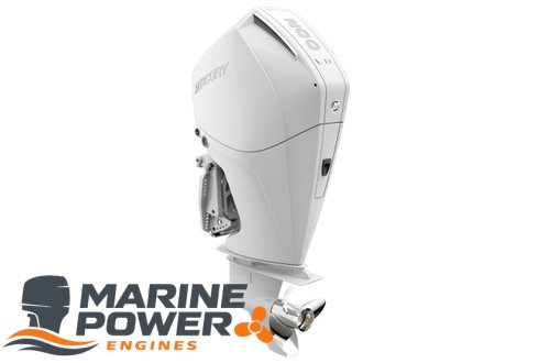 Mercury-200XL-Warm-Fusion-Outboard__43538.1728083180.jpg Mercury 200hp White Outboard | Remote Mechanical, Electric Start, 25" Shaft | 200XL | Clearance | 5113 - Image 1