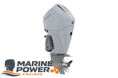 Mercury-250hp-four-stroke-outboard-cold-fusion-white__24803.1678746259.jpg Mercury 250hp White DTS Outboard | Digital Throttle and Shift, Electric Start, 30" Shaft | 250XXL - Image 1