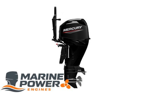 Mercury-50-Portable-Outboard-Engine-Profile__89191.1677278409.jpg Mercury 50hp EFI Outboard | Tiller, Electric Start, 20" Shaft | 50ELHPT - Image 1