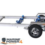 MOVE™ Boat Trailers - Alloy Multi Roller 1850ATM, Tandem, Braked(5.3-5.9m Fibreglass Hull)