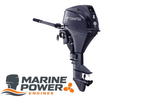 Tohatsu-8hp-Outboard-MFS8C-Tiller__50719.1712178525.jpg Tohatsu 8hp Outboard | MFS8CS - Image 1