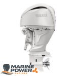 Yamaha 350hp White DEC Outboard | Digital Electronic Controls, 25" Shaft, Counter Rotation | LF350XSA2