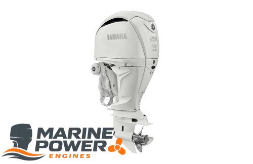 yamaha-f250-outboard-white-3-4__47831.1689372040.jpg Yamaha 250hp White DEC Outboard | LF250XSB2 - Image 1