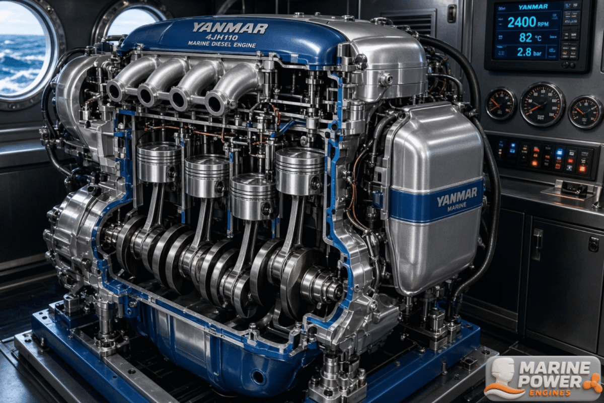 4 Cylinder Yanmar Diesel Engine