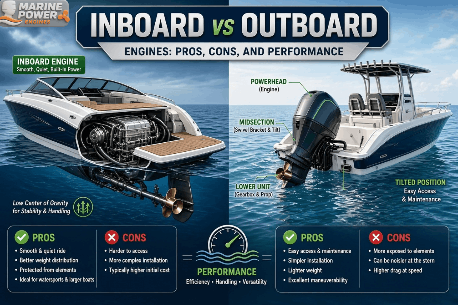 Inboard vs Outboard Engines: Pros, Cons, and Performance